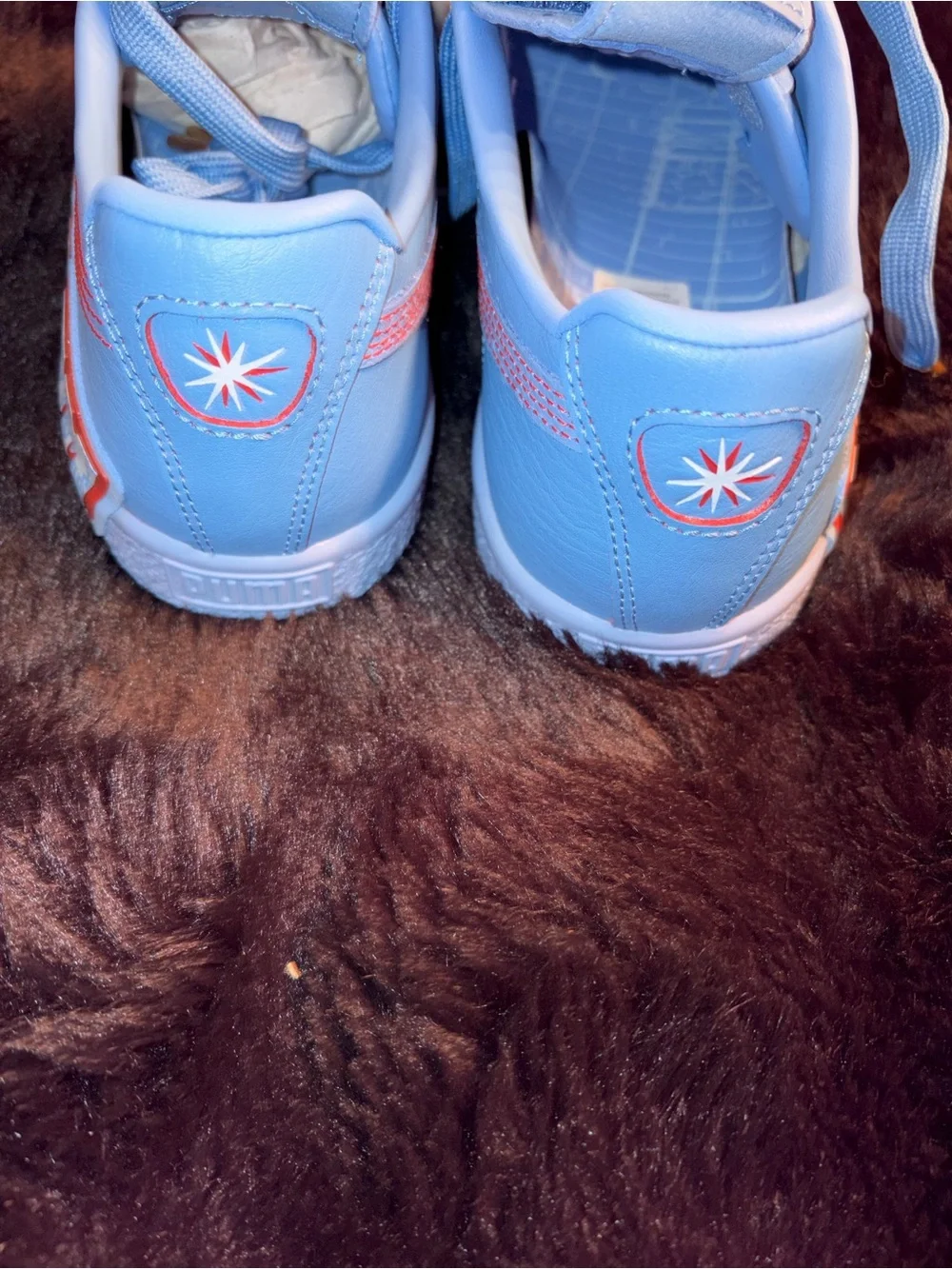 PUMA x Dapper Dan Clyde Post Game Runway Harlem Blue Sneakers Men’s 6.5